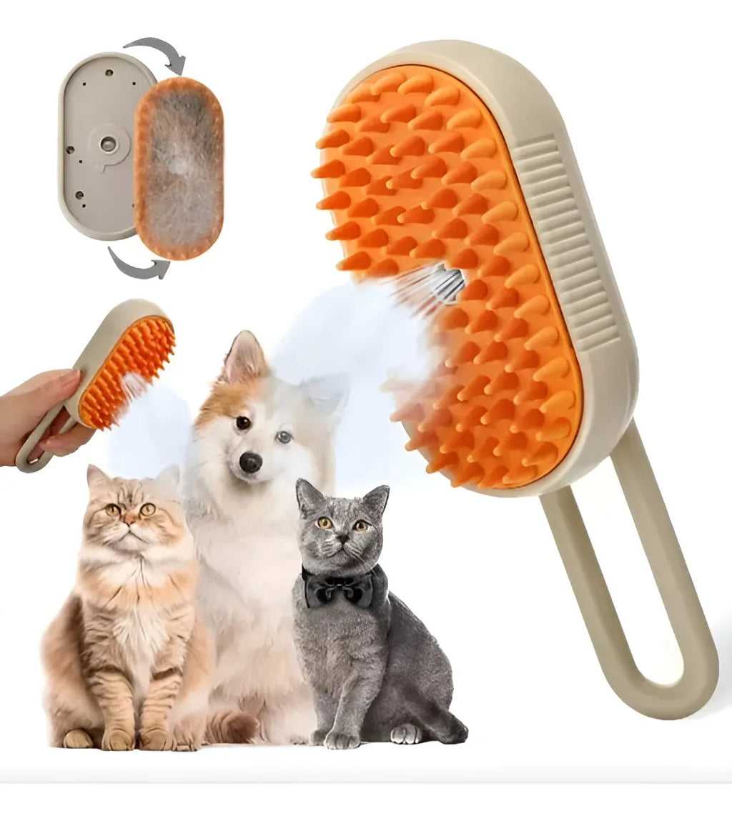 Kit Sin Pelos en Casa: Cepillo de Vapor + Guante Antipelos